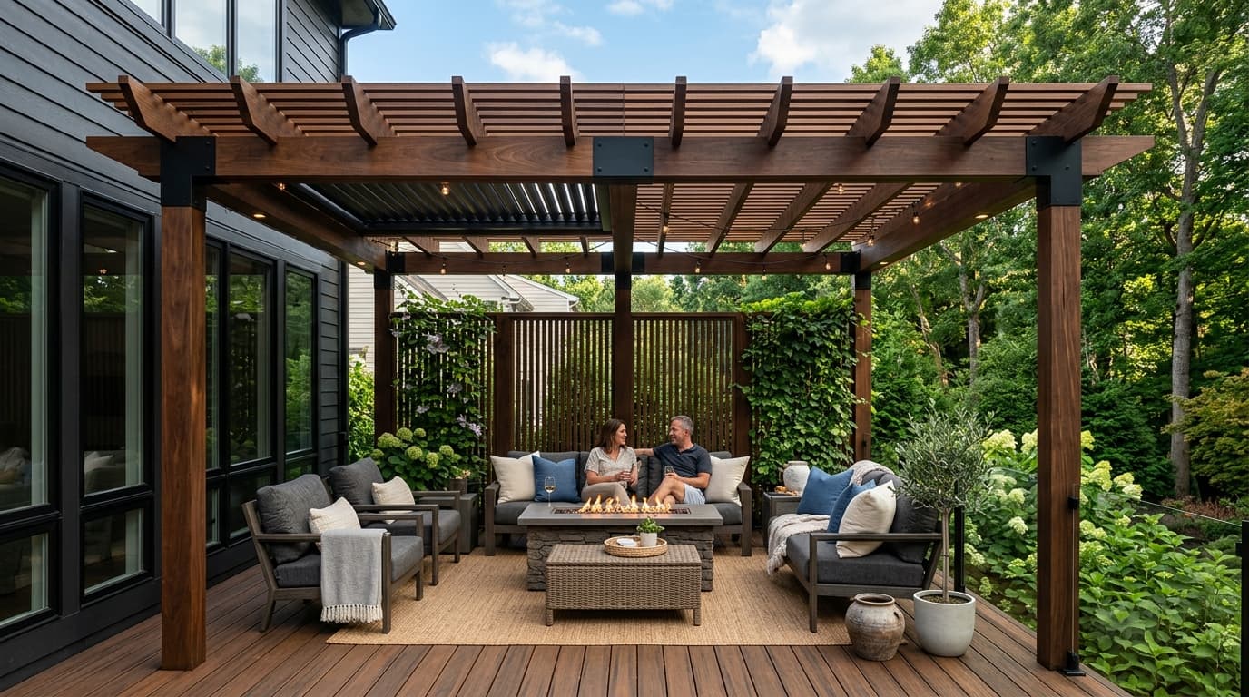 Porches & Pergolas example deck surface
